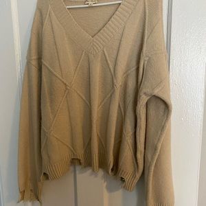 Hem & Thread distressed sweater